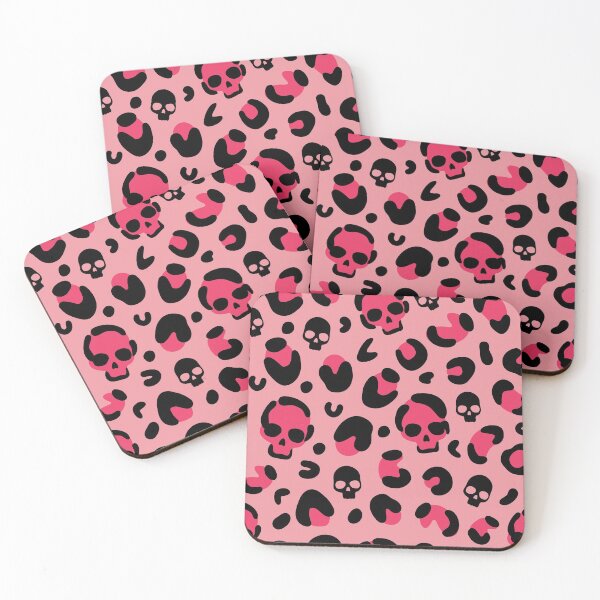 Item preview, Skull leopard print on pink background. designed and sold by IrinaOstapenko.