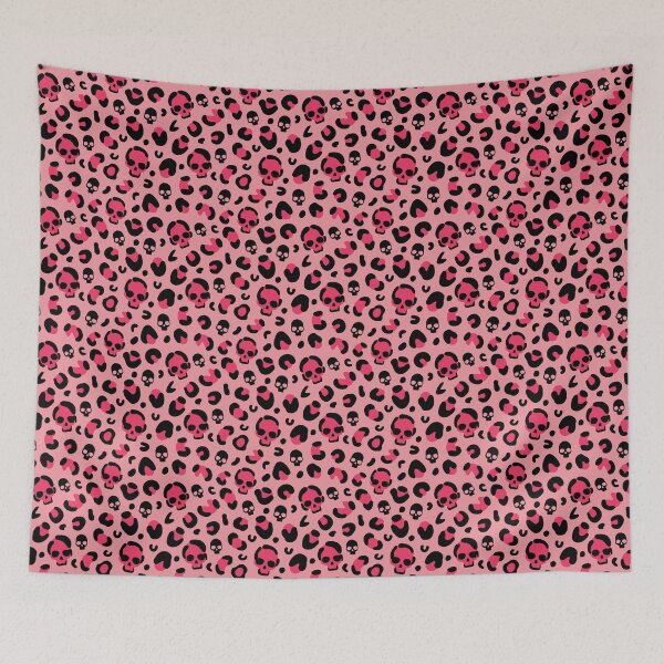 Item preview, Skull leopard print on pink background. designed and sold by IrinaOstapenko.