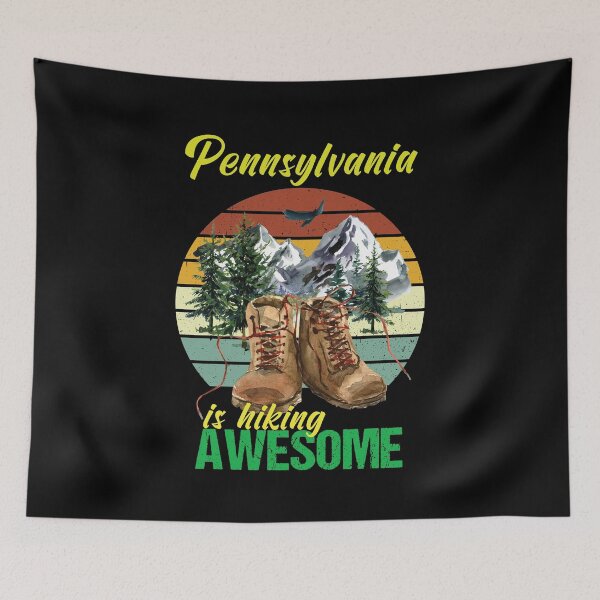Item preview, Pennsylvania is hiking awesome designed and sold by StencilMyst ..