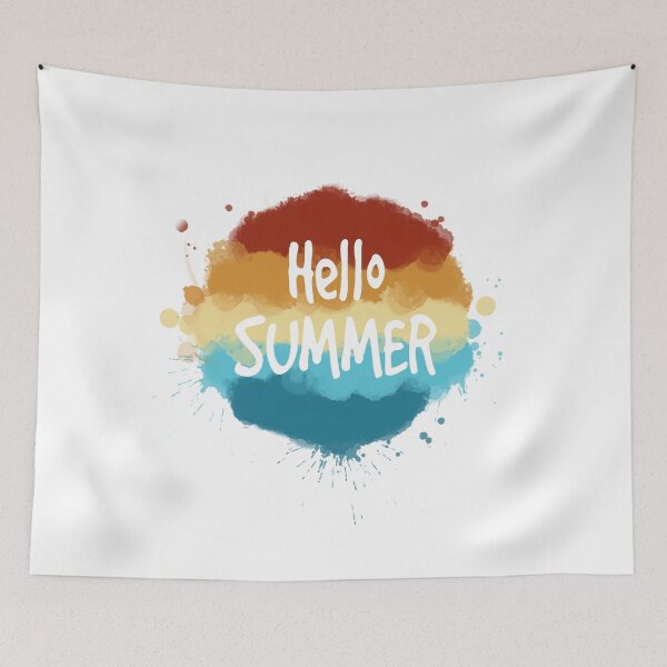 Item preview, Colorful Retro Hello Summer designed and sold by calebcorban.