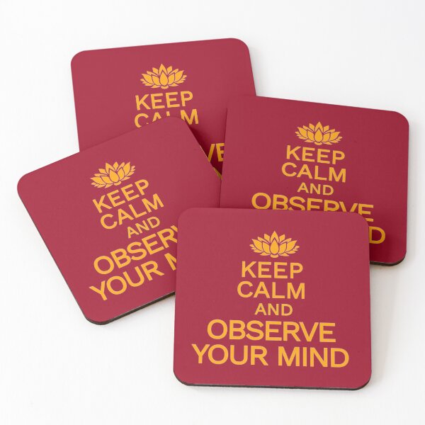 Item preview, KEEP CALM AND OBSERVE YOUR MIND designed and sold by DharmaStudios.