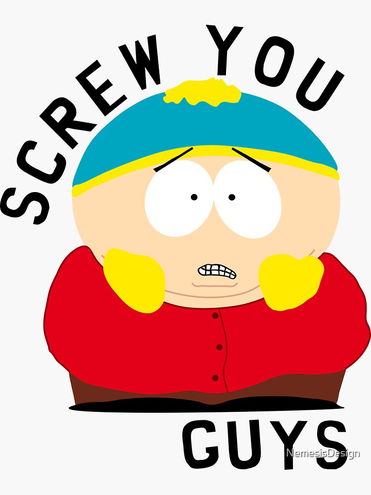 "Eric Cartman South Park" Sticker For Sale By NemesisDesign | Redbubble