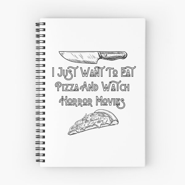 Item preview, I Just Want To Eat Pizza And Watch Horror Movies designed and sold by Portishop.