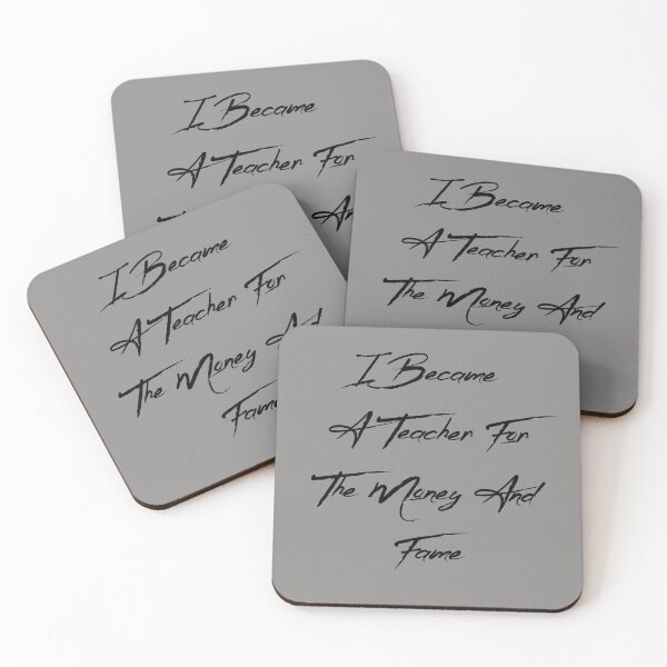Item preview, I Became A Teacher For The Money And Fame. Great gift for teachers  designed and sold by abdelhak2005.