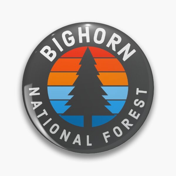 Item preview, Bighorn National Forest Wyoming Vintage Retro Hiking, Camping Adventure  designed and sold by tmartinezta.