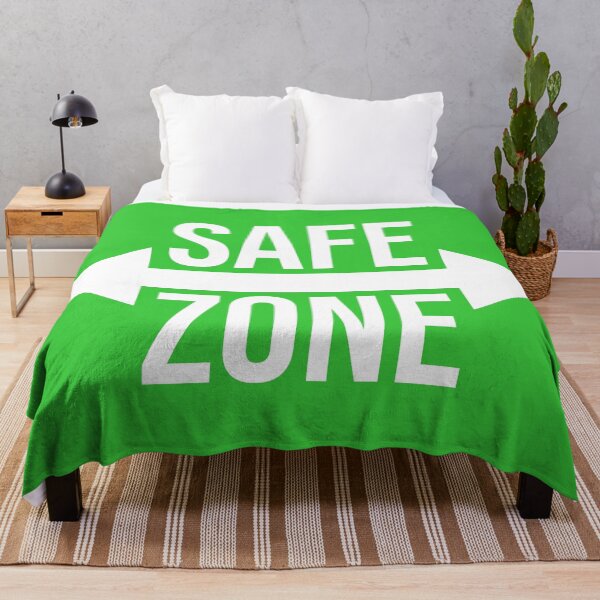 Item preview, Safe zone green designed and sold by DeliriousSteve.