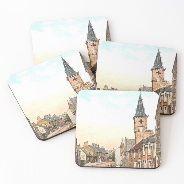 Item preview, Vintage Illustration of High Street, Earlsferry, Fife designed and sold by yourscotland.