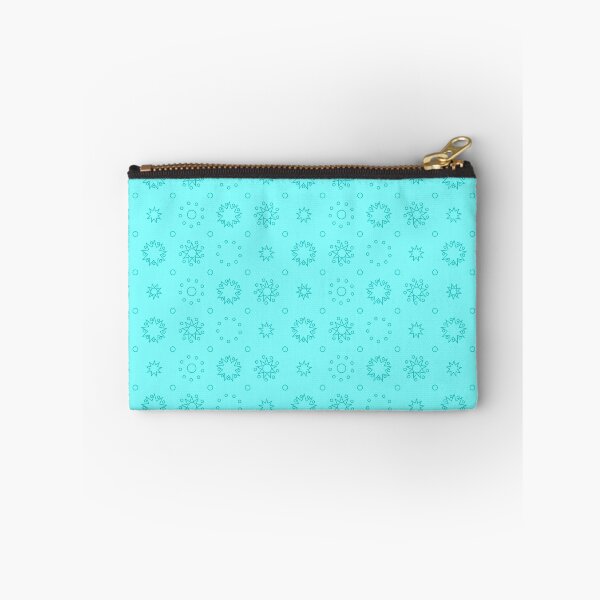 Item preview, Suns and Dots Cyan Lines on Cyan Repeat 5748 designed and sold by Art in My Loft.