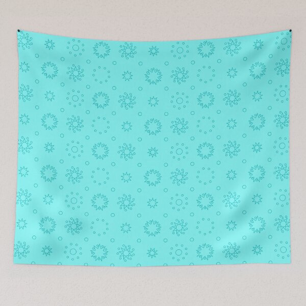 Item preview, Suns and Dots Cyan Lines on Cyan Repeat 5748 designed and sold by Art in My Loft.