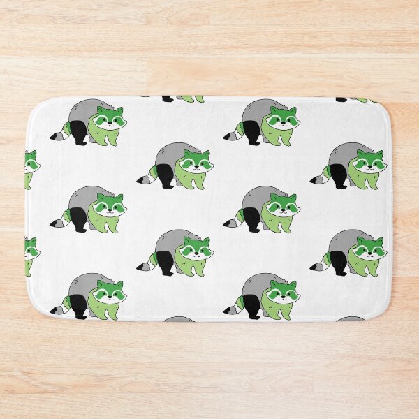 Item preview, Subtle Aromantic Raccoon. aromantic raccoon designed and sold by tiredandbored.