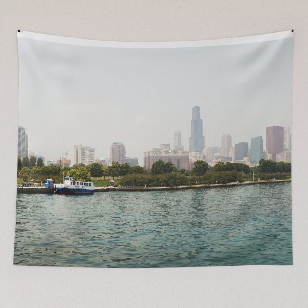 Item preview,  Chicago city skyline prints,Chicago city scape,cityscape,Chicago  panoramic,panoramic wall art, panoramic canvas  designed and sold by eyesight4vision.