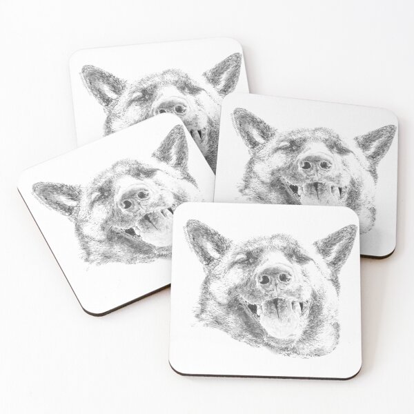 Item preview, Elkhound Drawing designed and sold by Caroline Chatfield.