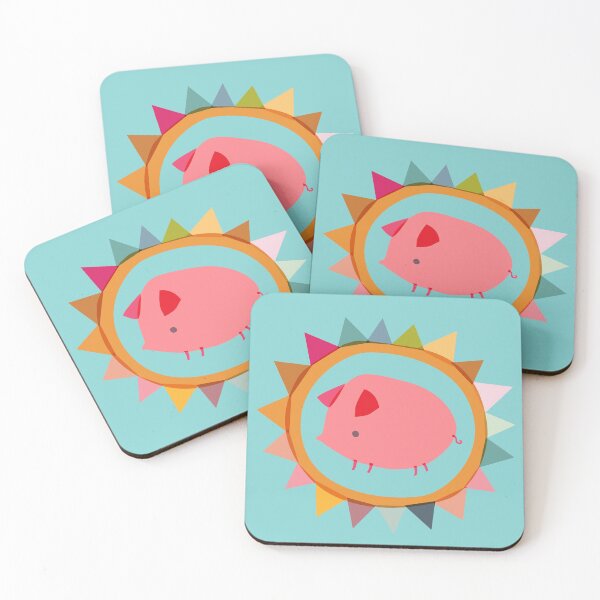 Item preview, Pig {Blue} designed and sold by Cecilia Mok.