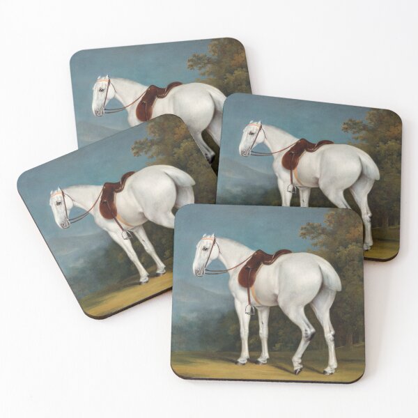 Item preview, White horse painting  designed and sold by DrawingFighter.