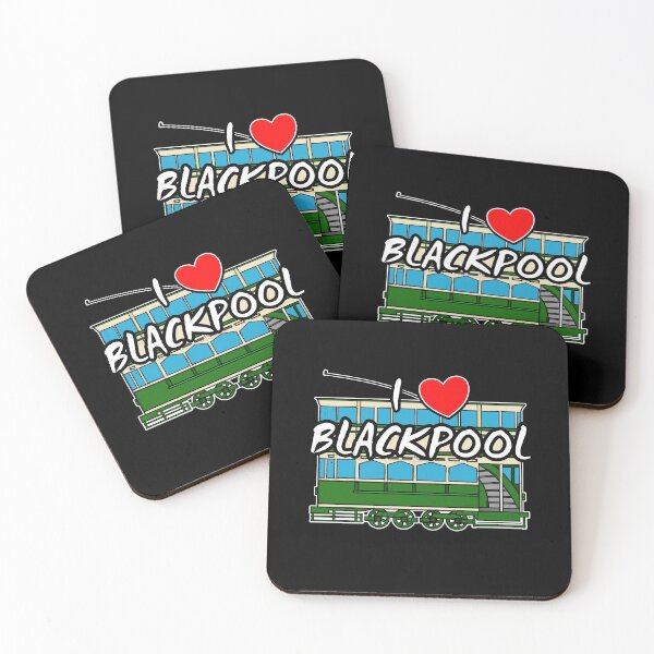 Item preview, I Love Blackpool Vintage Tram Seaside Lancashire designed and sold by doodlerob.