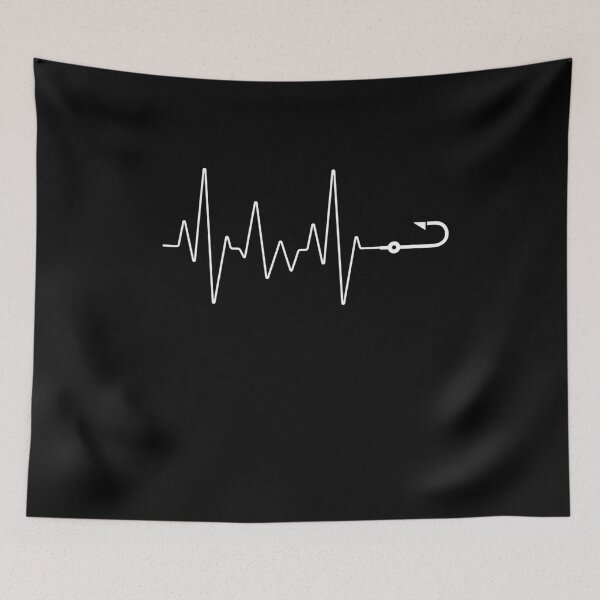 Item preview, Fishing hook heartbeat designed and sold by HROC.