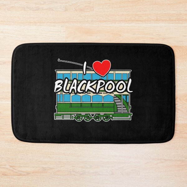 Item preview, I Love Blackpool Vintage Tram Seaside Lancashire designed and sold by doodlerob.