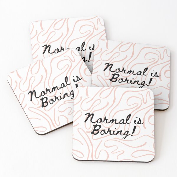Item preview, Normal is boring. designed and sold by ThePeaceCHop.