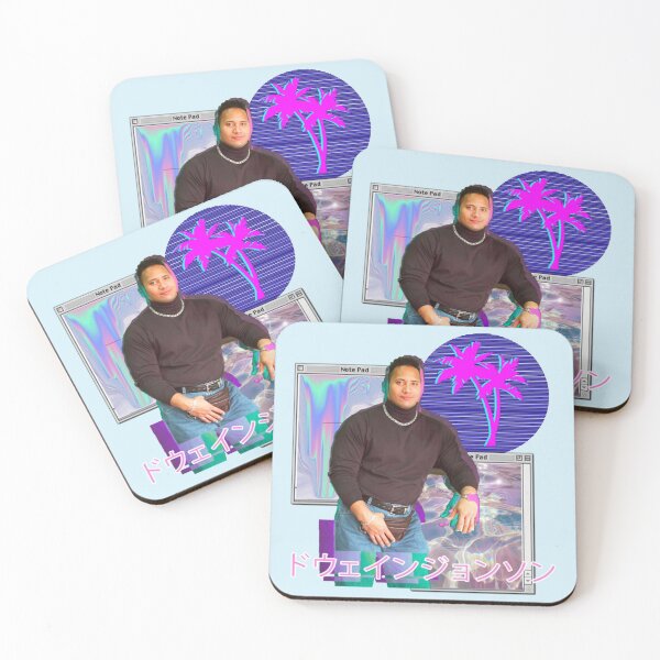 Item preview, Dwayne Johnson Dwayne Johnson Vaporwave  designed and sold by AhigoGaro.