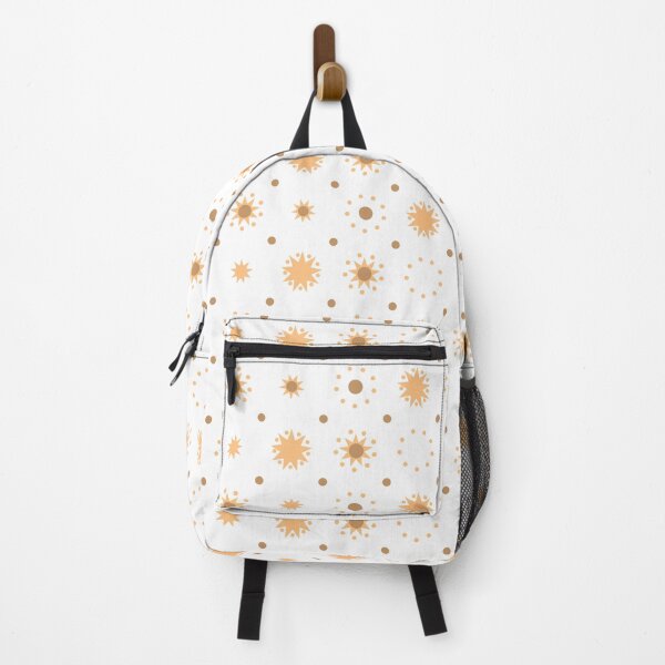 Item preview, Suns and Dots Pale Orange on White Repeat 5748 designed and sold by Art in My Loft.