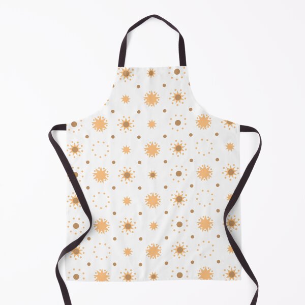 Item preview, Suns and Dots Pale Orange on White Repeat 5748 designed and sold by Art in My Loft.