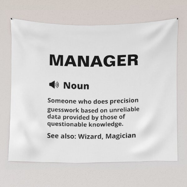 Item preview, Manager Funny Definition  designed and sold by Yay Design.