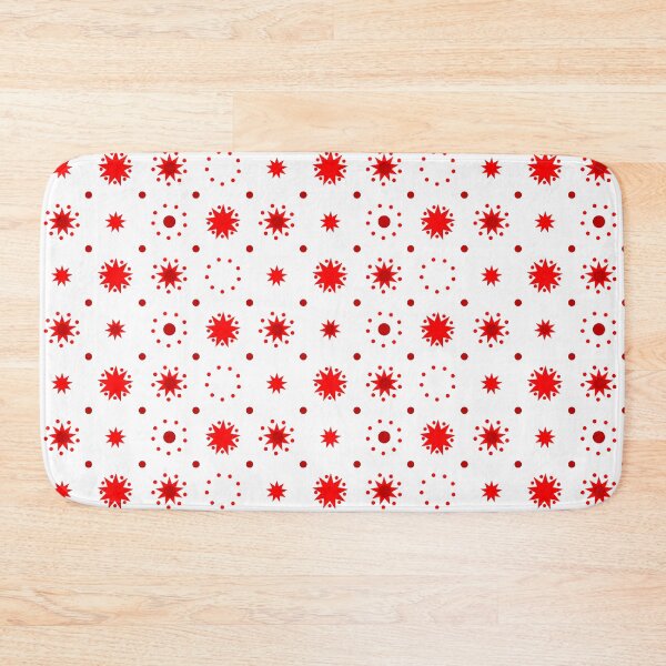 Item preview, Suns and Dots Red on White Repeat 5748 designed and sold by Art in My Loft.