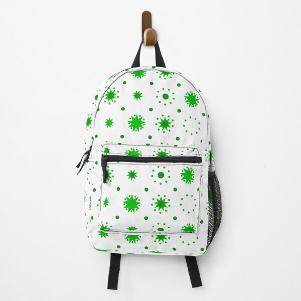 Item preview, Suns and Dots Medium Dark Green on White Repeat 5748 designed and sold by Art in My Loft.