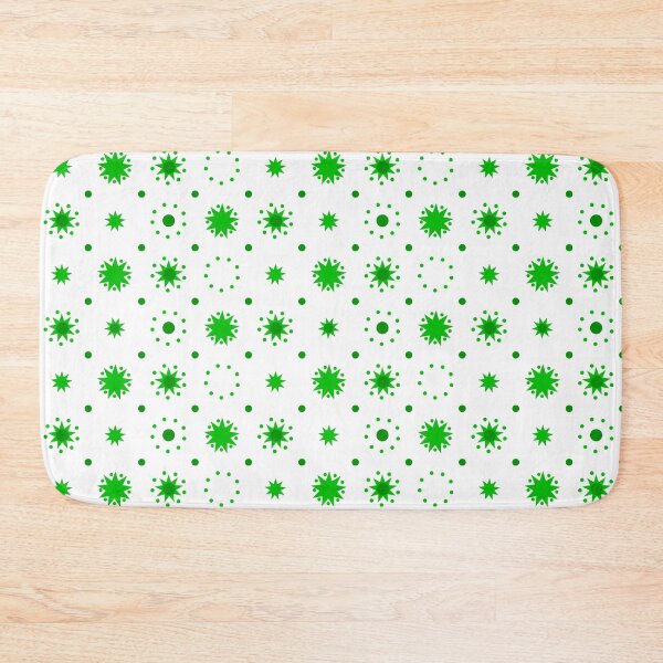 Item preview, Suns and Dots Medium Dark Green on White Repeat 5748 designed and sold by Art in My Loft.