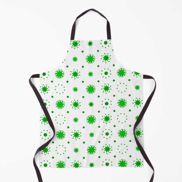 Item preview, Suns and Dots Medium Dark Green on White Repeat 5748 designed and sold by Art in My Loft.