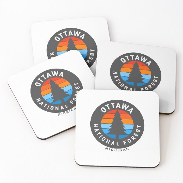 Item preview, Ottawa National Forest Michigan Vintage Retro Forest Hiking, Camping Adventure  designed and sold by tmartinezta.