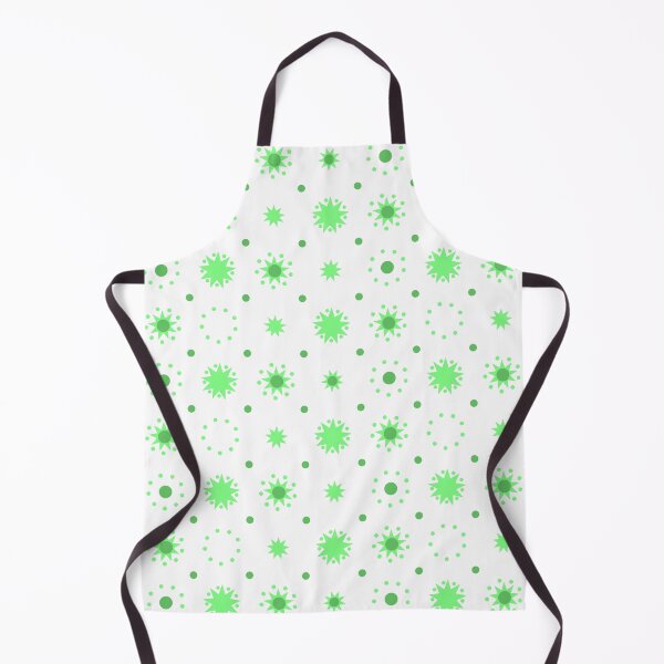 Item preview, Suns and Dots Pale Green on White Repeat 5748 designed and sold by Art in My Loft.