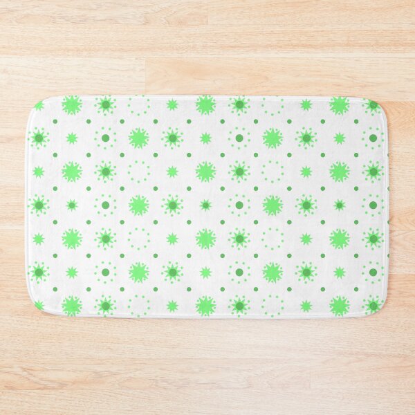 Item preview, Suns and Dots Pale Green on White Repeat 5748 designed and sold by Art in My Loft.