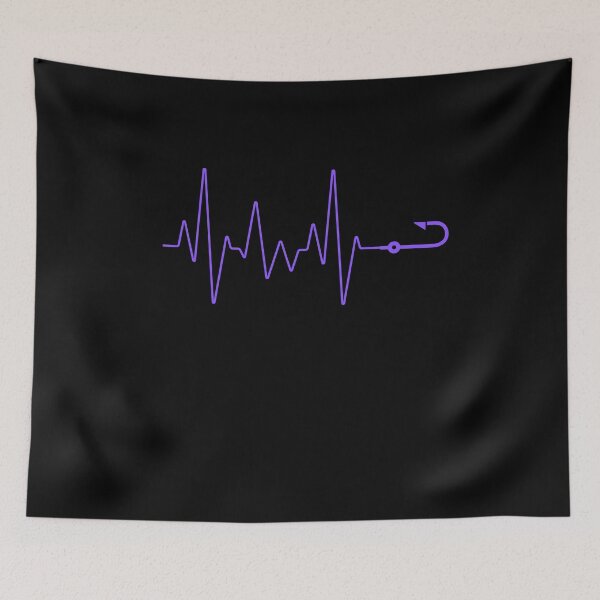 Item preview, Fishing hook heartbeat designed and sold by HROC.