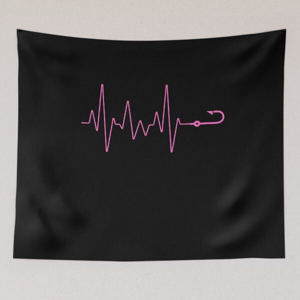 Item preview, Fishing hook heartbeat designed and sold by HROC.