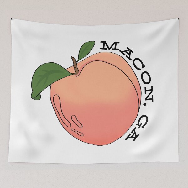 Item preview, Just Peachy in Macon GA designed and sold by rulerofspace.