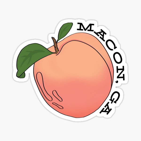 Item preview, Just Peachy in Macon GA designed and sold by rulerofspace.