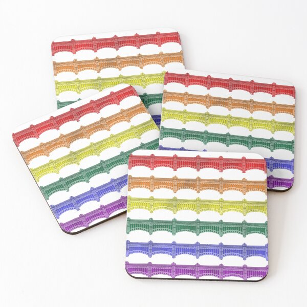 Item preview, NYY Stadium Facade - LGBT+ Traditional Gay Pride Rainbow Flag designed and sold by YesterCool Designs.