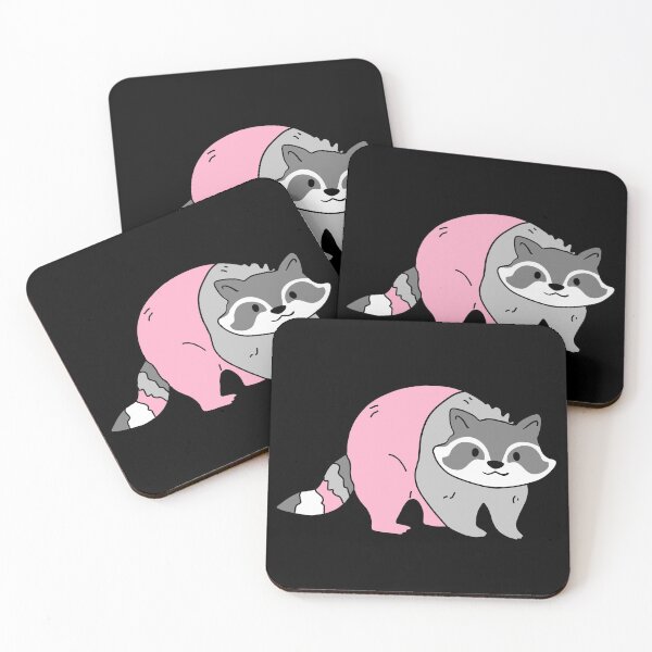 Item preview, Subtle Demigirl Raccoon. demigirl raccoon designed and sold by tiredandbored.