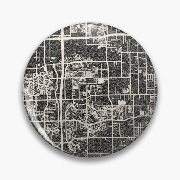 Item preview, Pearland map Texas Ink lines designed and sold by InkMaps.