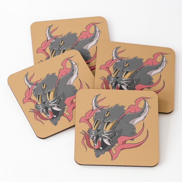 Item preview, Demon Cat Illustration designed and sold by SLAG-Creative.
