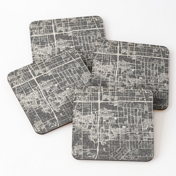 Item preview, Pearland map Texas Ink lines designed and sold by InkMaps.