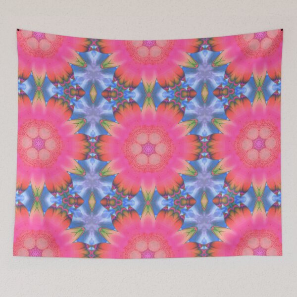 Item preview, Psychedelic pink flower designed and sold by Pear Tree Studio.