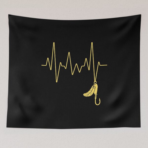 Item preview, Fishing hook heartbeat designed and sold by HROC.
