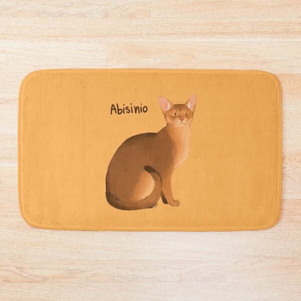 Item preview, Abyssinian Cat Illustration designed and sold by xxmoon04xx.