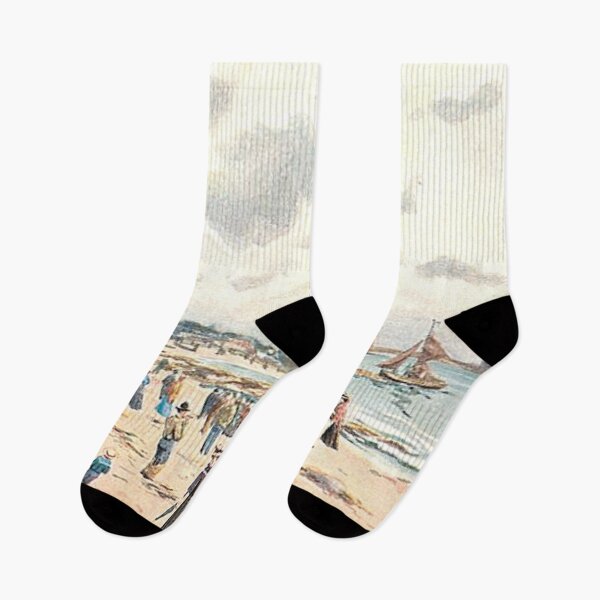 Item preview, Vintage Illustration of the beach, Elie, Fife designed and sold by yourscotland.