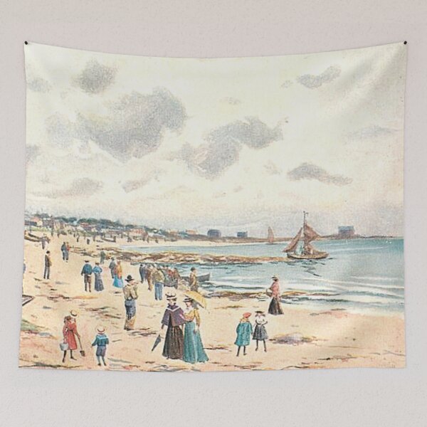 Item preview, Vintage Illustration of the beach, Elie, Fife designed and sold by yourscotland.