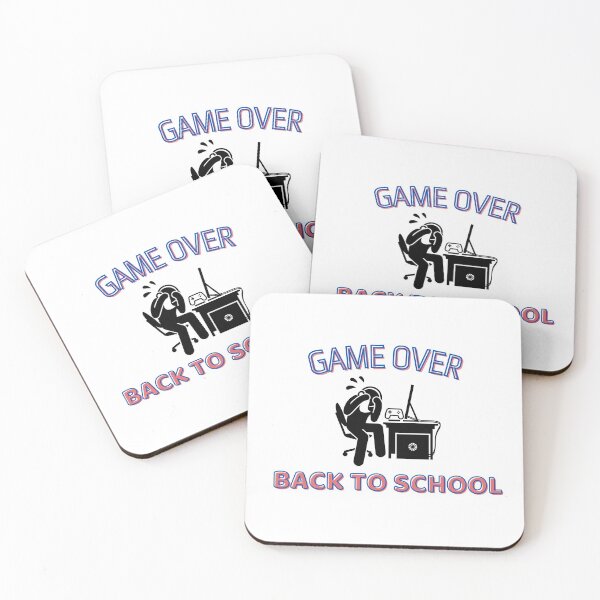 Item preview, Game Over Back to School Guy at Desk - Funny, Gaming Back to School designed and sold by Teetee94.