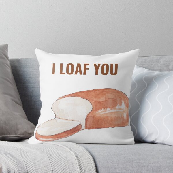 Item preview, I loaf you bread pun designed and sold by lovebread.