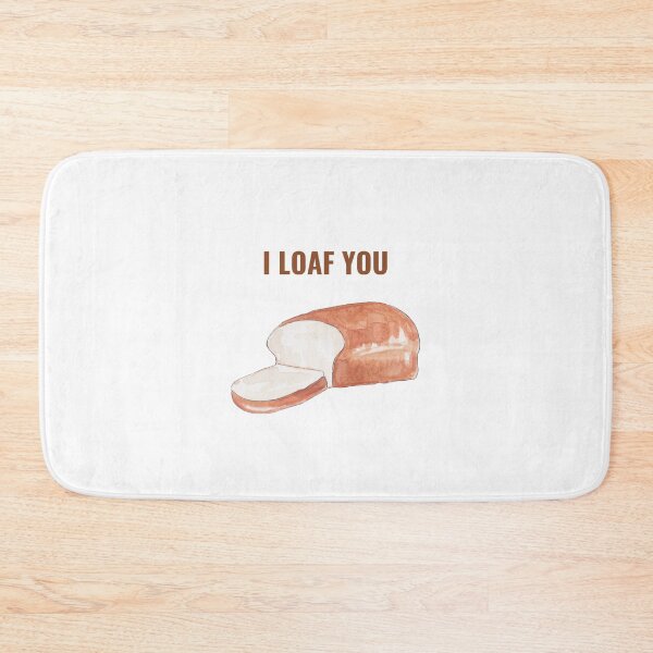 Item preview, I loaf you bread pun designed and sold by lovebread.